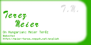terez meier business card